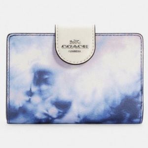 Medium Corner Zip Wallet in Tie Dye